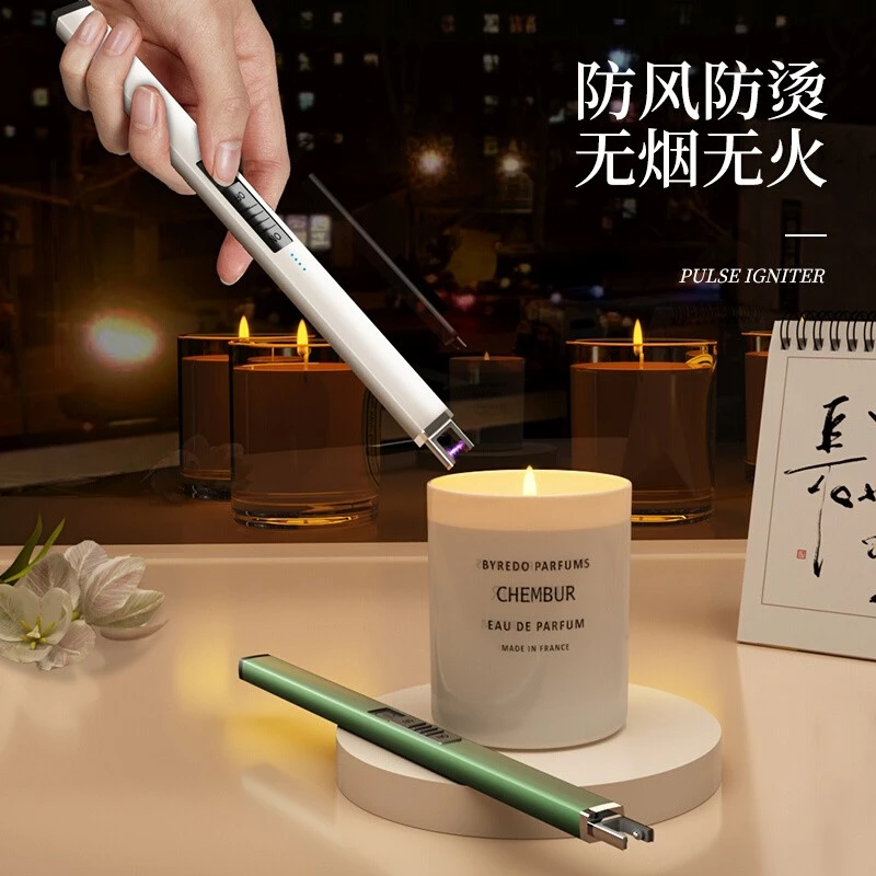 燃气灶脉冲点火器电子点火枪长手柄香薰蜡烛防风耐用