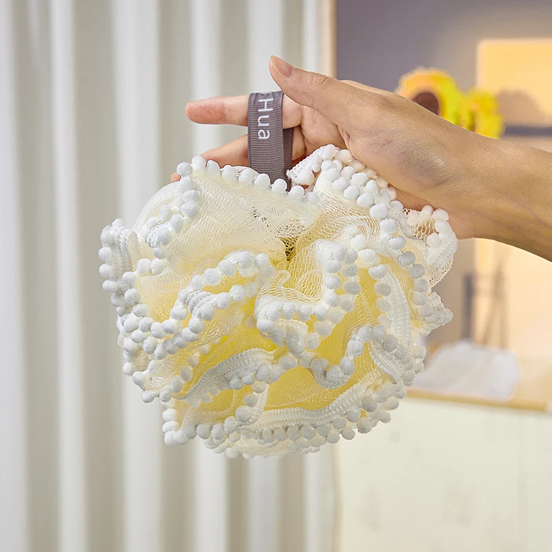 沐浴球洗澡起泡球少女可爱大号沐浴球超柔软成人搓澡女用不散浴花