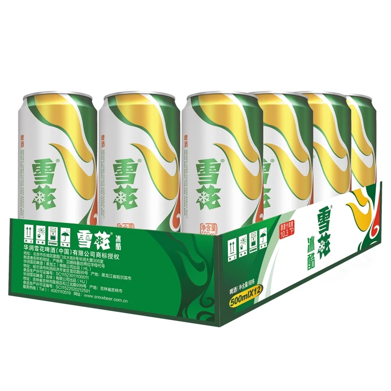 雪花冰酷6000ml(500ml*12罐)