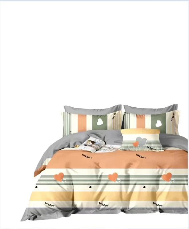 【双人床单】心心相印  尺寸240*230 ±5山东老粗布 大床 斜纹 透气