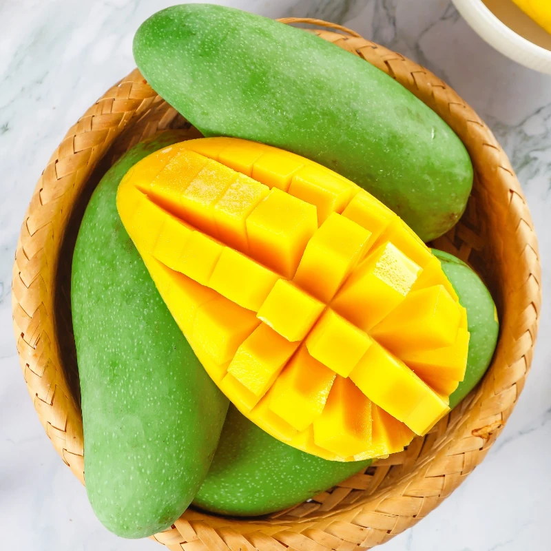 【小露推荐】广西青皮金煌芒果（催熟放软食用）香甜多汁应季新鲜水果