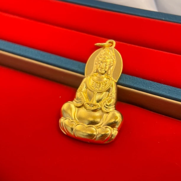 吊坠足银 千璐  心经观音吊坠欧若风