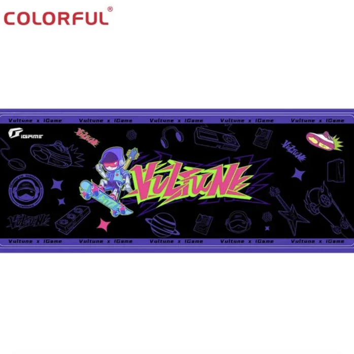 七彩虹隐姬桌垫硅胶鼠标垫鼠标双肩背包键盘