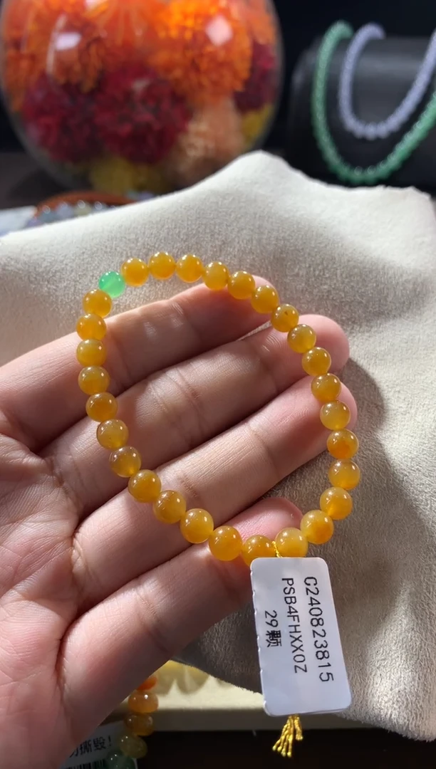 【闪购商品】翡翠手串未镶嵌卡6.2