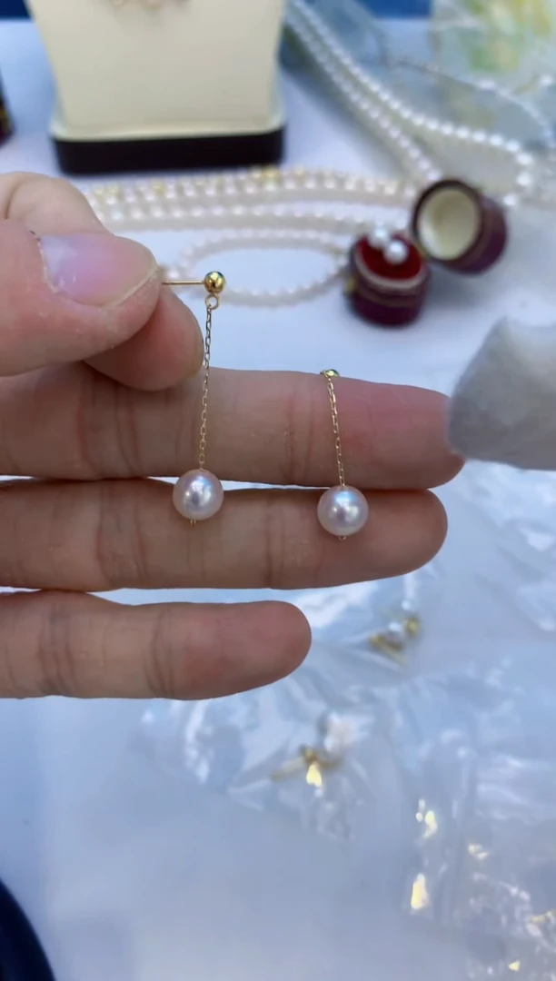 【闪购商品】海水珍珠耳线未镶嵌耳线