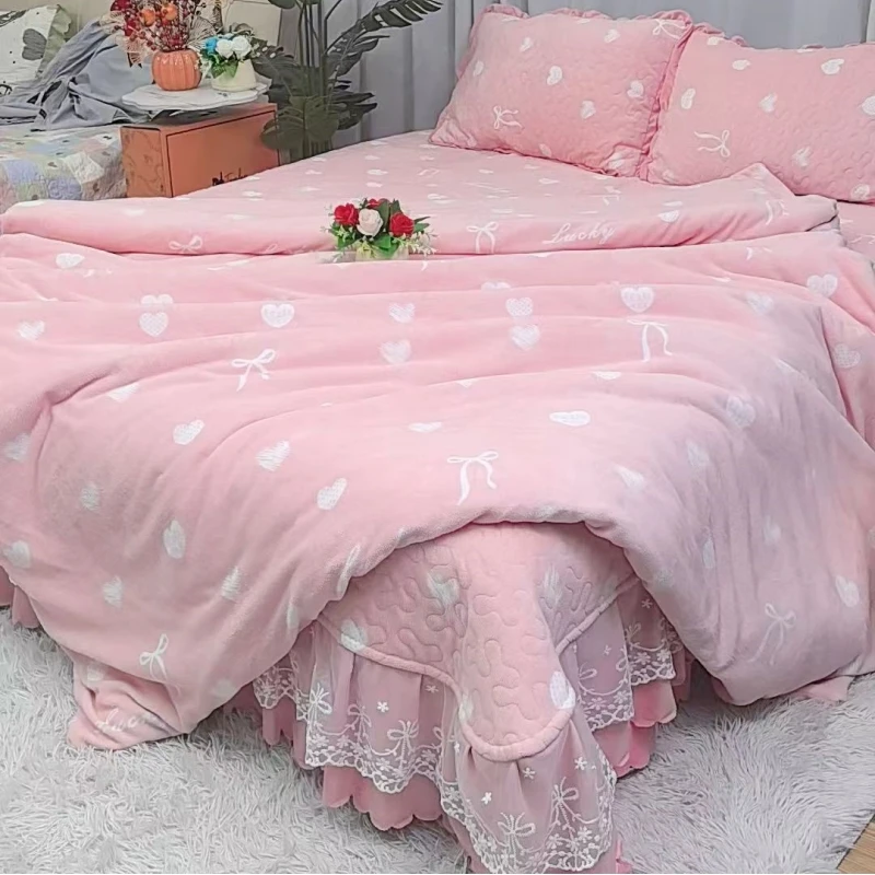 A《加厚被套》爆款床盖同款宝宝绒被套 保暖