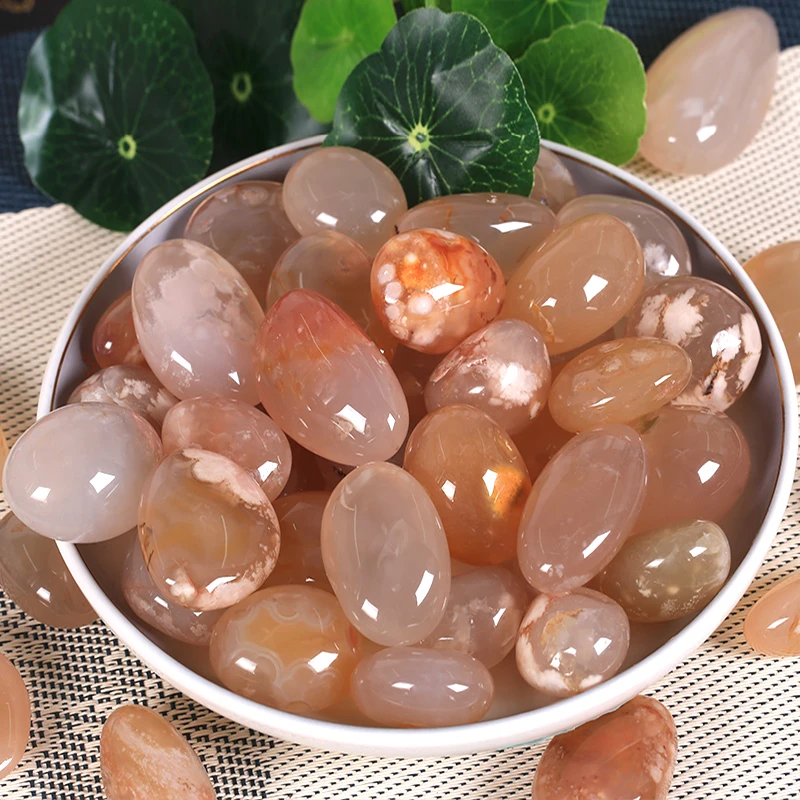 南京雨花石原石天然鹅卵石樱花鱼缸造景彩色铺面玛瑙盆栽装饰园林