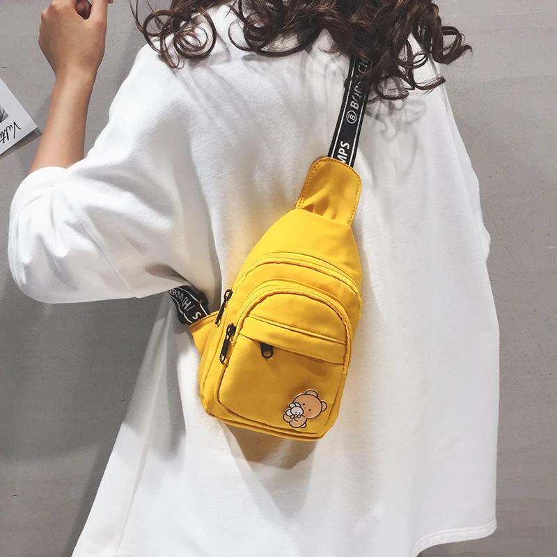 夏天防水胸包女2025新款潮网红ins小布包韩版简约少女单肩斜挎包