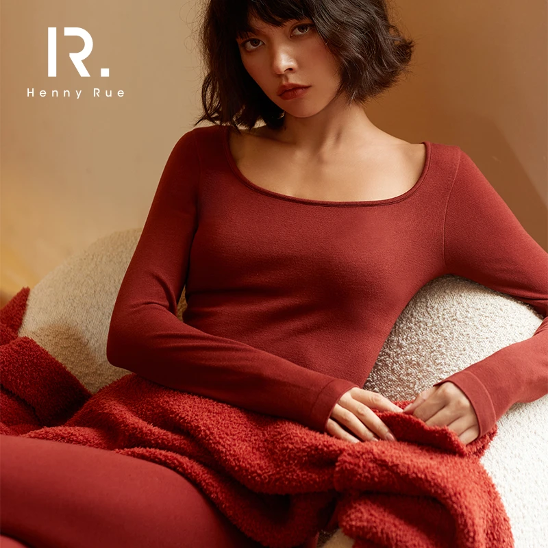 Henny Rue亨尼露秋季新款优雅纸片人一体织套装女士薄款23421