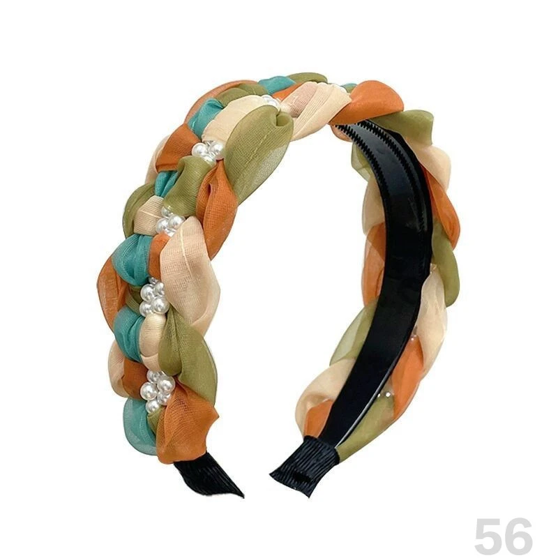韩国麻花轻奢发箍宽边女外出压发卡百搭感头箍网红头饰新款带齿
