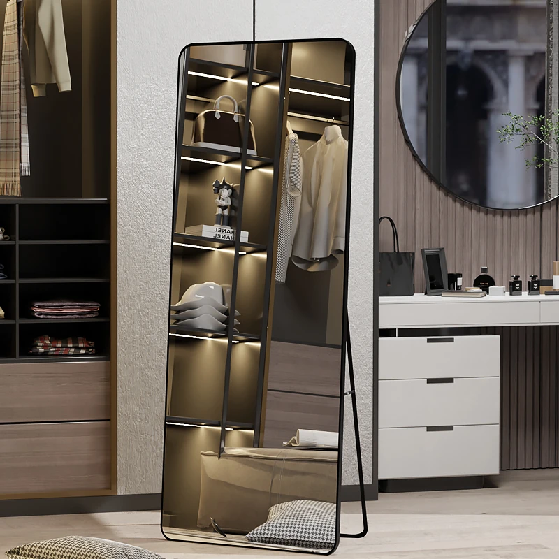 试衣间显瘦镜瘦衣镜可移动壁挂镜落地镜学生宿舍服装店舞蹈室镜子