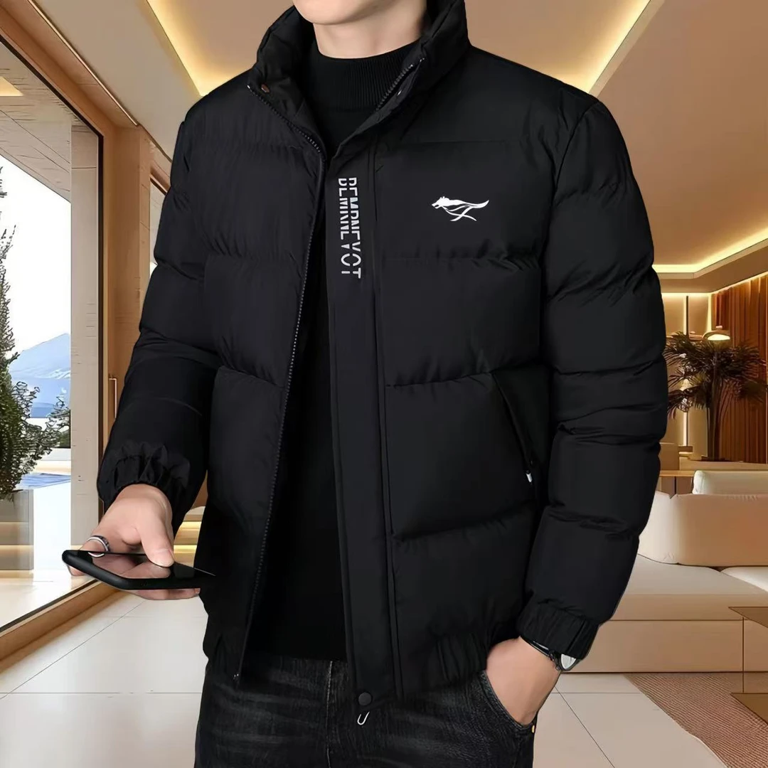 品牌男士棉服外套秋冬新款加厚保暖棉袄韩版立领休闲外套棉衣男