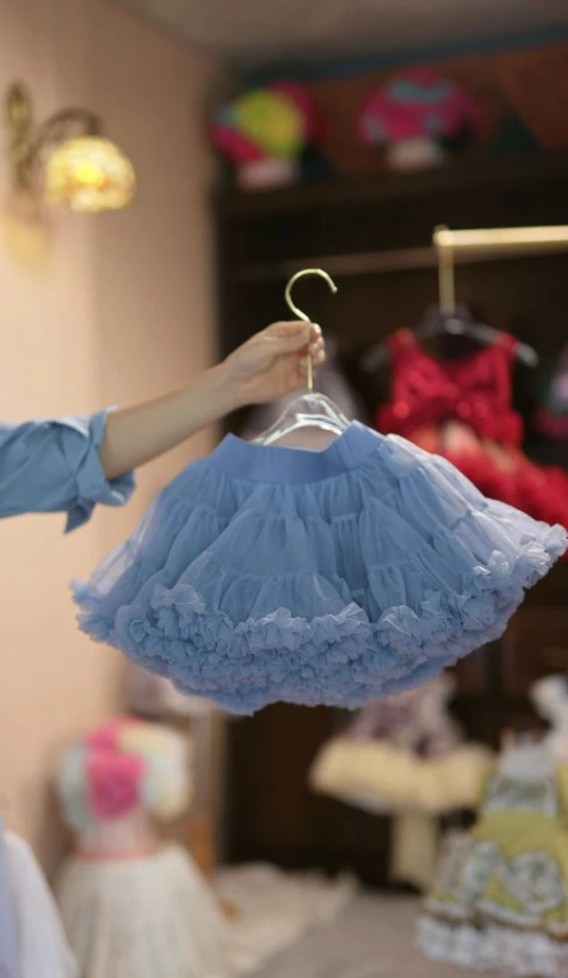 【110码微瑕tutu半身裙剪标介意勿拍】半身TUTU生日演出蓬蓬公主裙