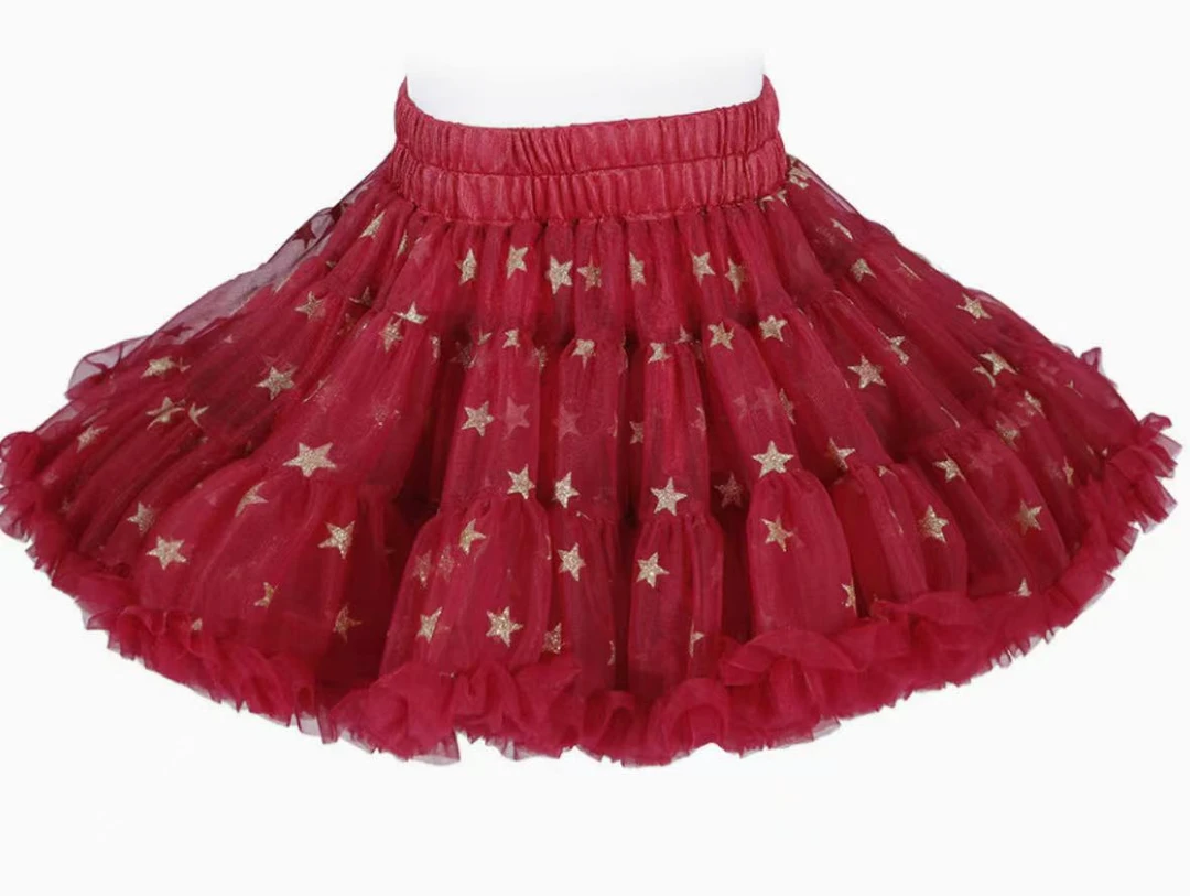 【红星星tutu半身裙剪标介意勿拍】半身TUTU生日演出蓬蓬公主裙