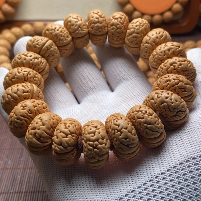 【闪购商品】桃核手串苹果园桃核手串夹板