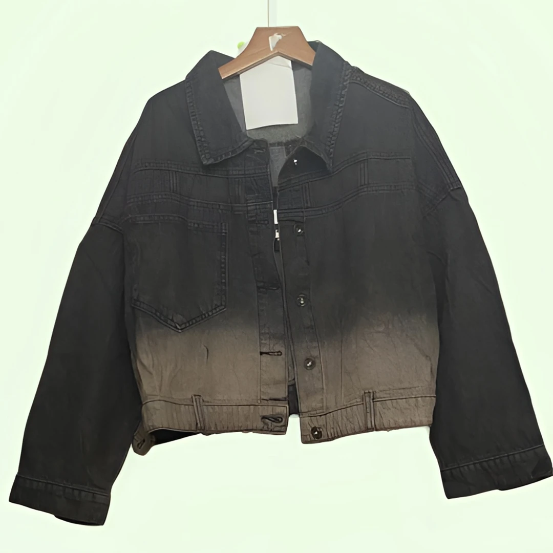 365-1（飞儿同款）休闲宽松牛仔衣外套