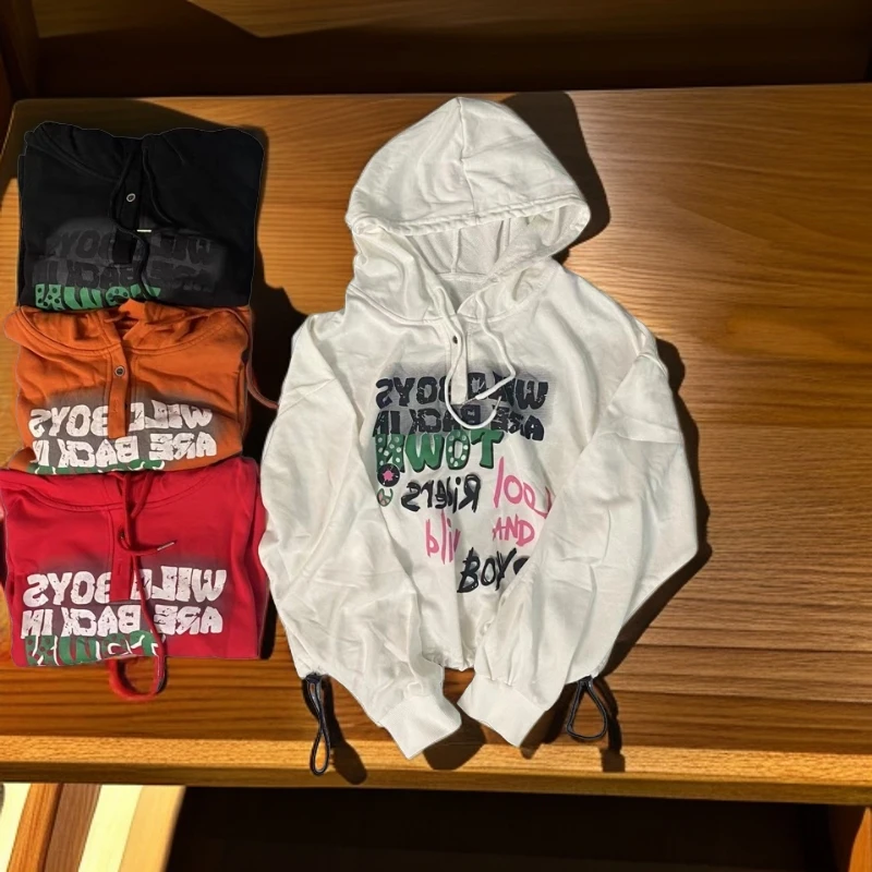 86350（飞儿同款）卫衣连帽长袖休闲宽松百搭