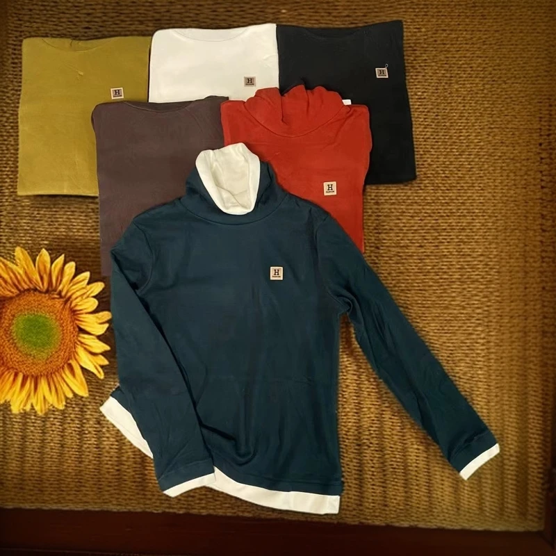 2408（飞儿同款）打底衫双面德绒加厚