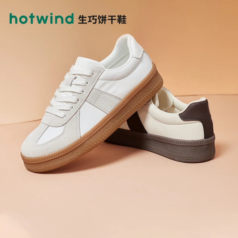 热风2024年春季新款女士时尚休闲鞋H14W4V13
