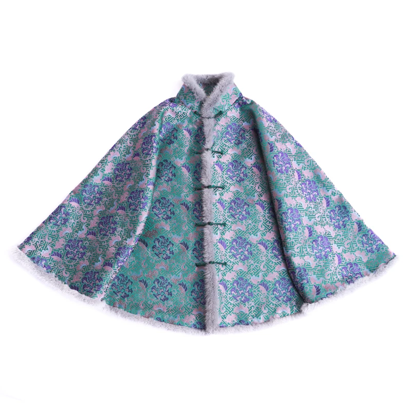 「落花雨」乐锦坊复古中国风原创设计手工定制水貂毛女装汉服棉外套