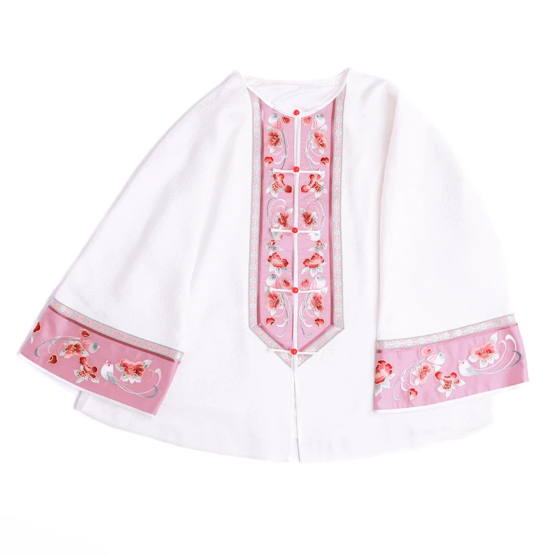 「玉玲珑」乐锦坊中国风复古日常百搭新中式纯手工国潮汉服女装上衣