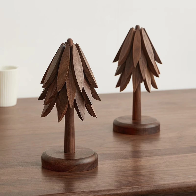 【老郑专属】胡桃木杯垫家用餐桌碗盘菜碟隔热垫茶杯水壶防烫垫锅垫