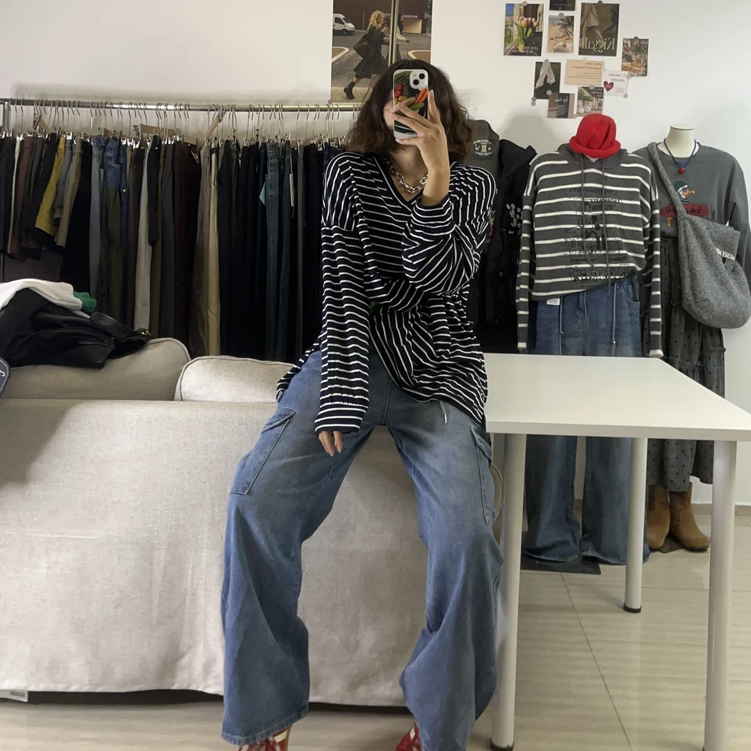 程爷大码女装爆款2024新款美式百搭短款休闲宽松印花春夏清货