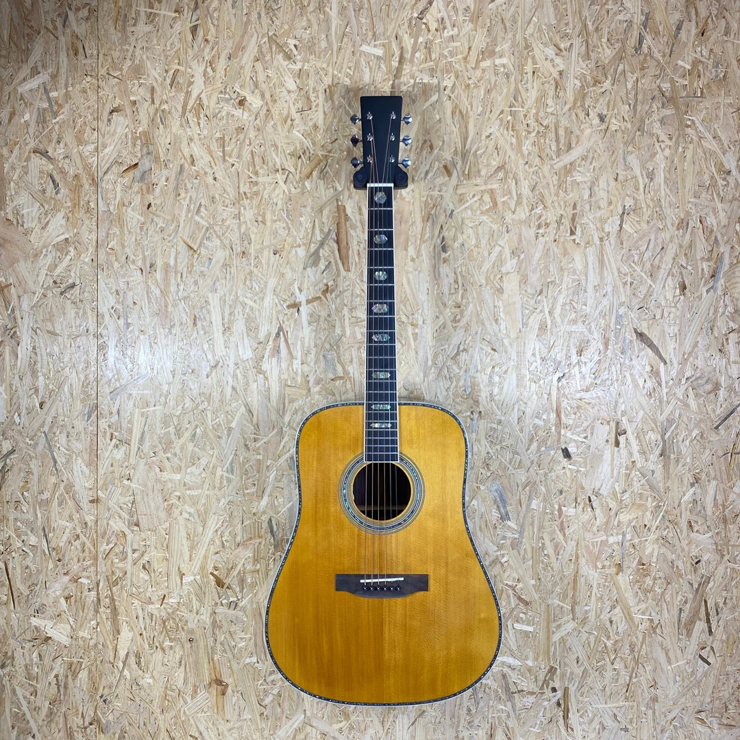 云杉玫瑰木全单41寸D桶 复古黄色面板 乌木指板专业