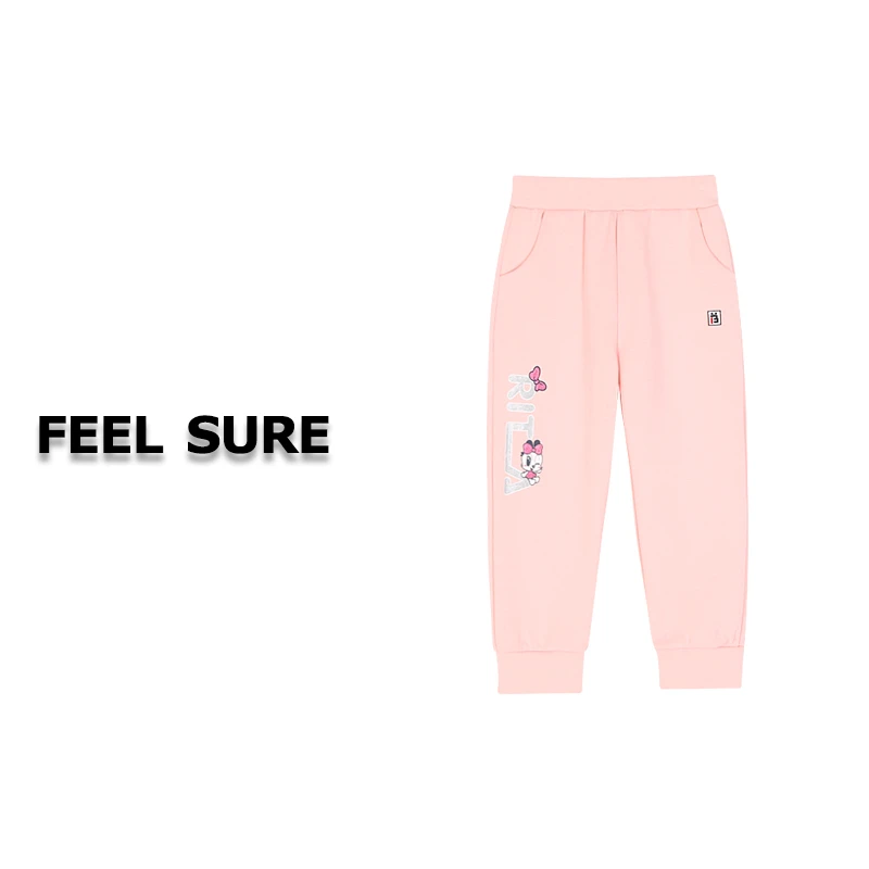 FEEL SURE K1461 卡通印花运动裤儿童休闲裤子 3KZ1671