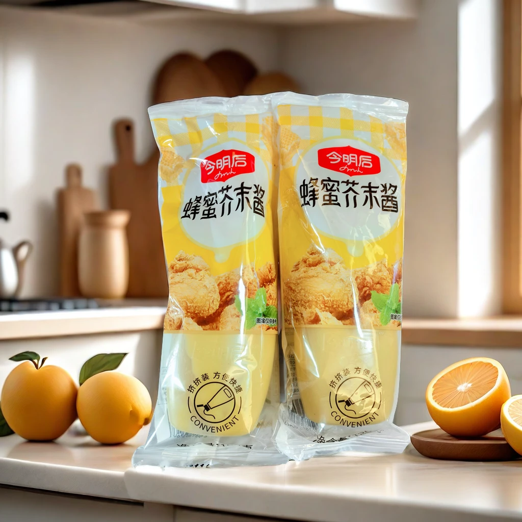 今明后蜂蜜芥末酱挤压装韩式炸鸡汉堡果蔬沙拉酱薯条寿司三明治酱