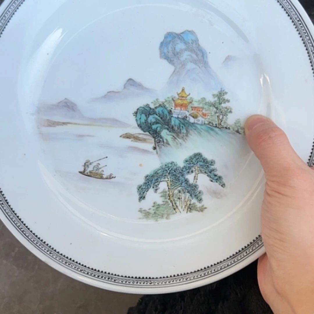 【闪购商品】陶瓷碟黑**际