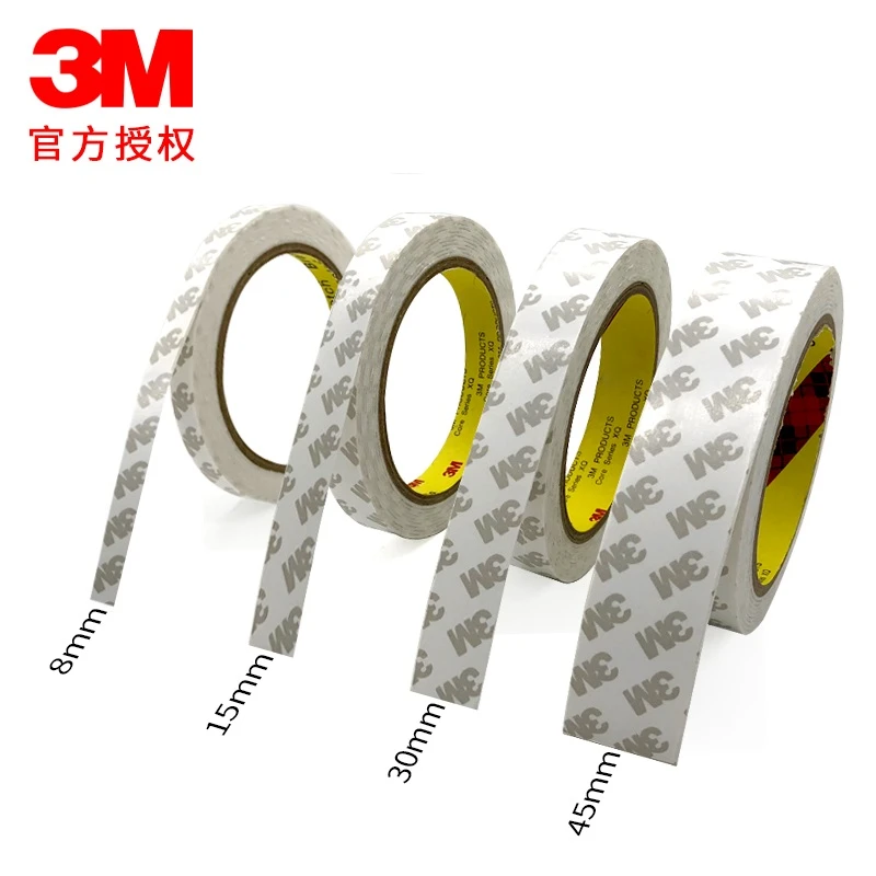 3M双面胶海绵胶泡棉适用强力白色泡沫挂钩定制粘贴高粘度使用广告