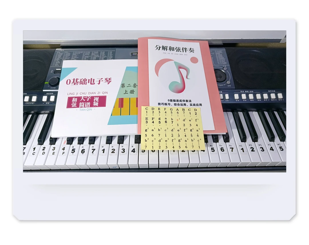 （提高 ）电子琴钢琴-键盘贴 适合各种乐器
