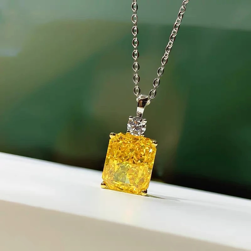 铜合金项链 轻奢香水瓶冰花切高级感项链PRA538-2113