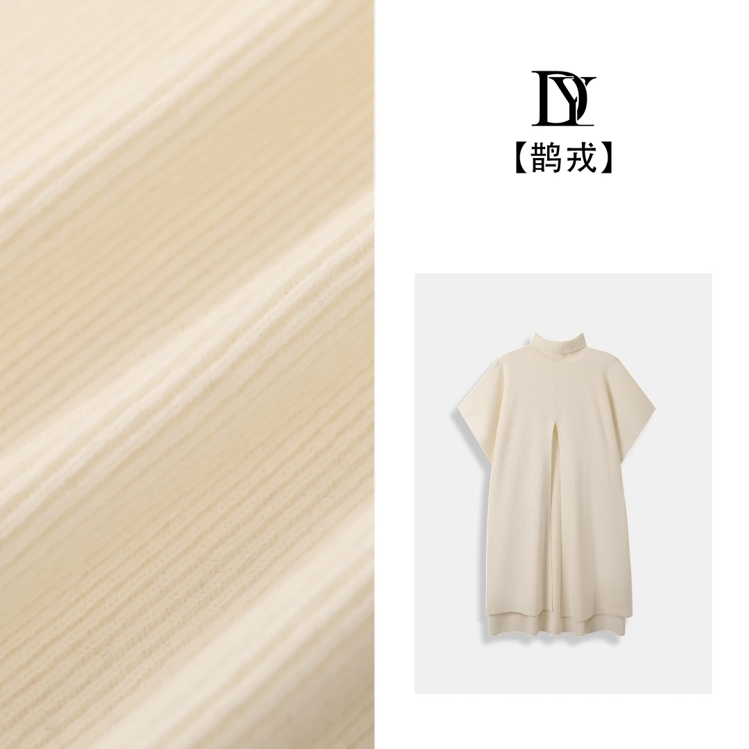 大缘·缘本【鹊戎】26支双股全羊毛穿搭设计感中长款斗篷针织衫G1013