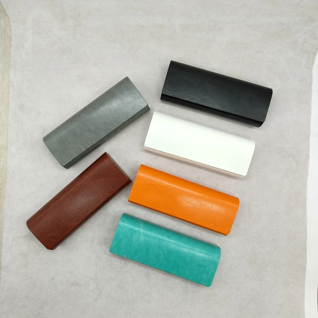 水晶老牛皮便携轻奢眼镜盒光学镜盒