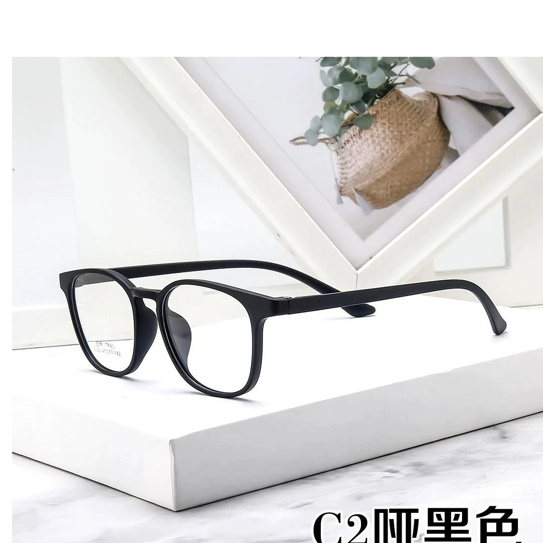 2023超轻TR时尚小方圆框适合小脸高度数近视眼镜超轻近视眼镜公主