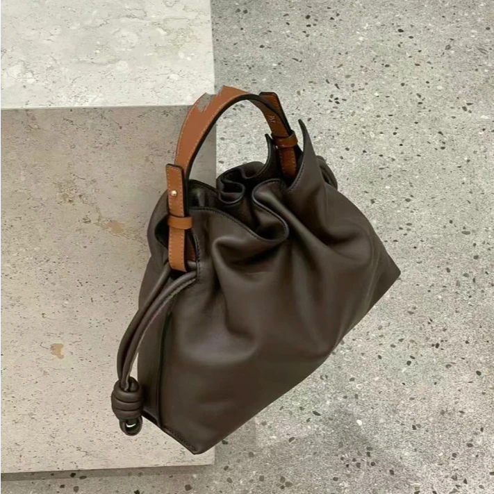 【CATLUCY】老罗家原版定制纳帕头层牛皮 内里牛猄 云朵福袋