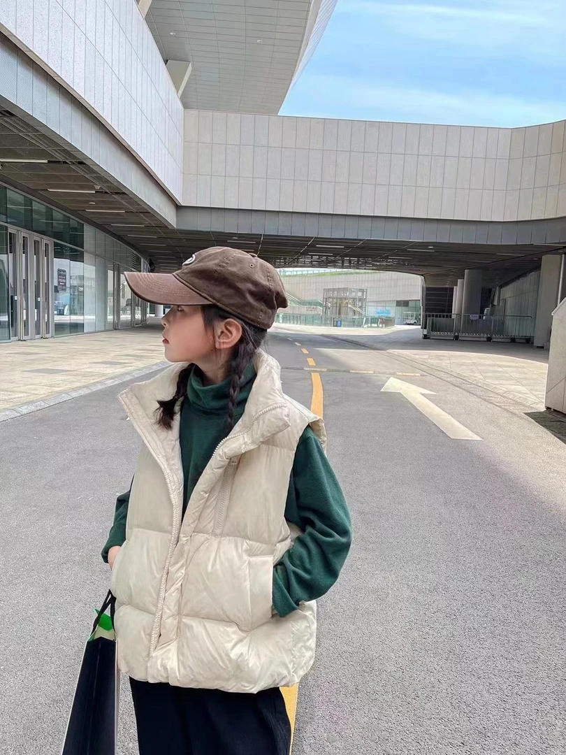 2322马甲女童羽绒服加厚韩版冬季童装洋气时尚保暖秋冬大童男童