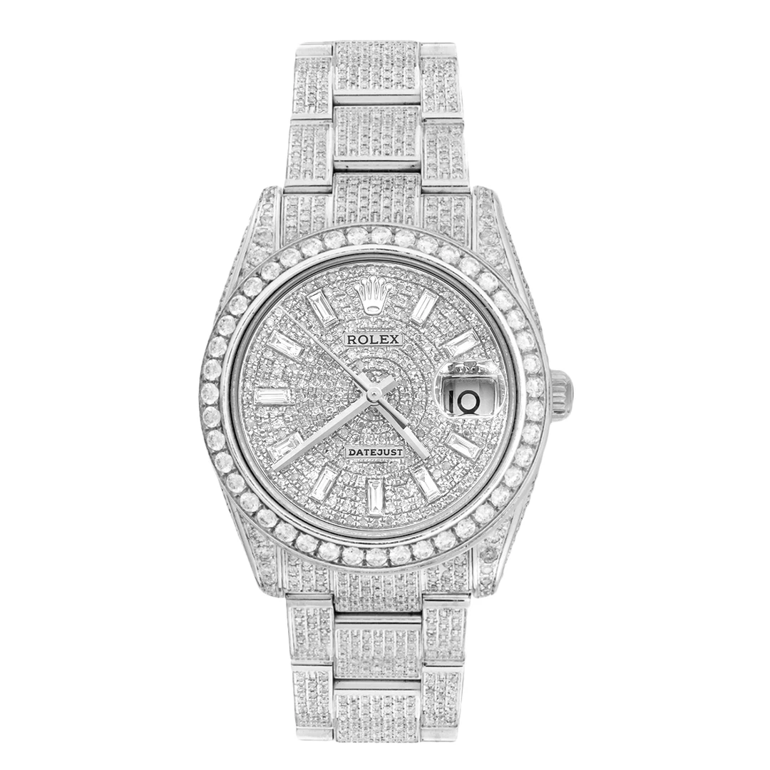 99新 Rolex/劳力士 115200腕表满钻自动机械腕表/WHT023029