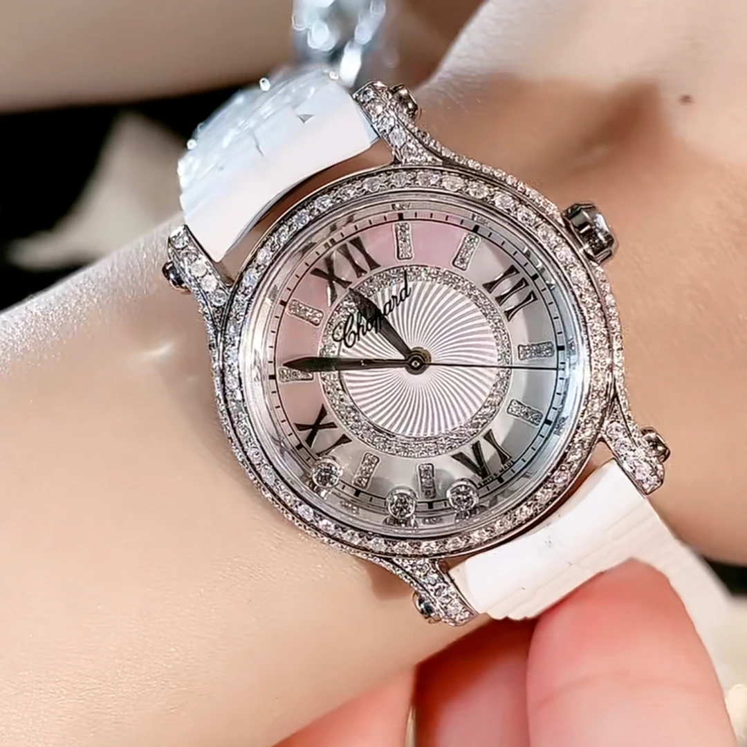 99新 Chopard/萧邦 278590-3001贝母盘腕表/石英/后钻/WHP009483