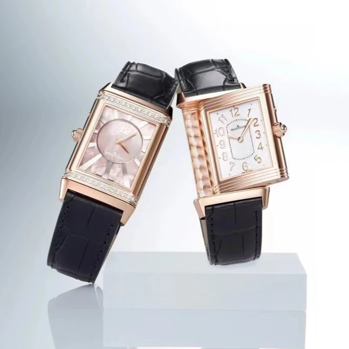 99新 Jaeger-LeCoultre/积家 翻转Q3302421玫瑰金原钻/WHT024647