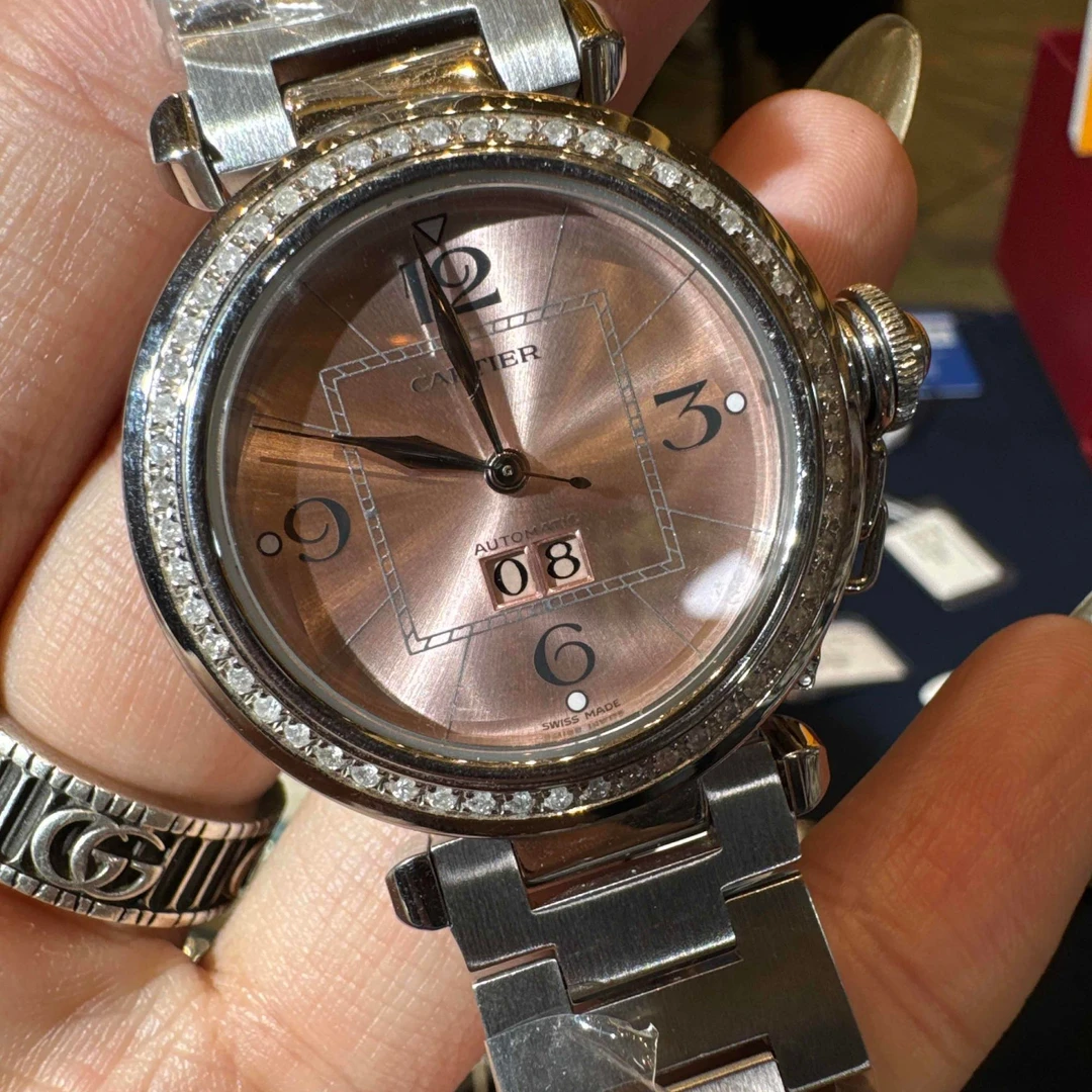 99新 Cartier/卡地亚 表展 帕莎系列W31058M7腕表/后钻/WHP029582