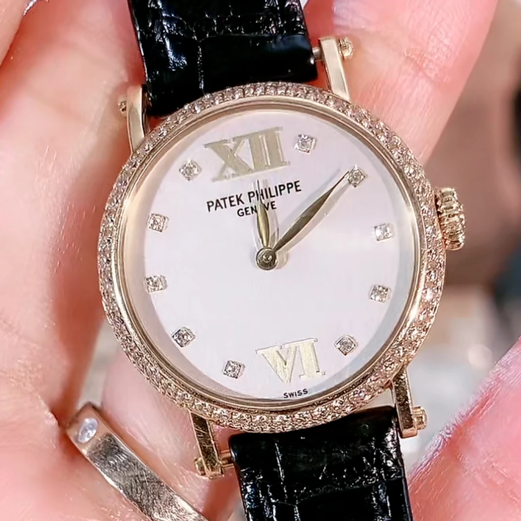 99新 Patek Philippe/百达翡丽 4861/18K黄金原钻表/WHT022913