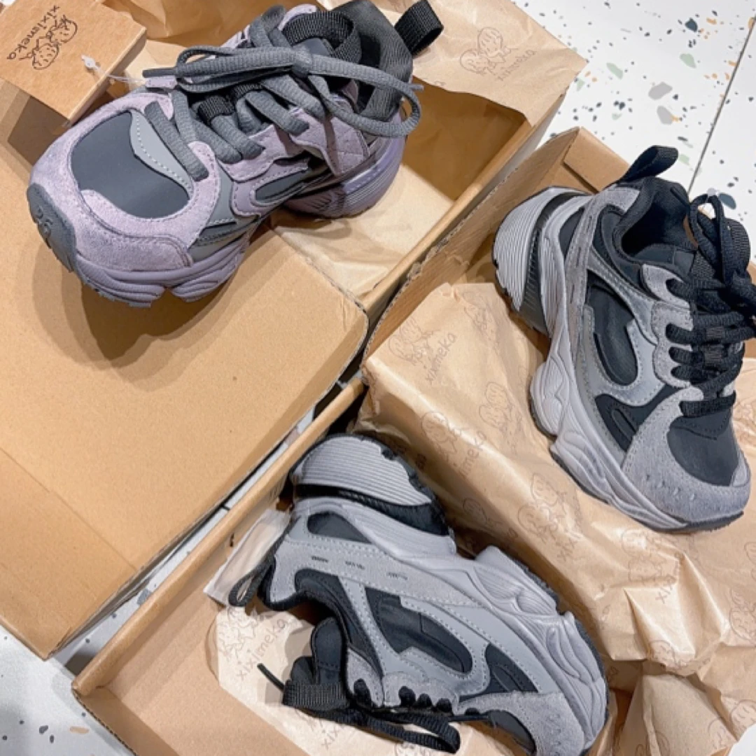 小马哥韩版童鞋 2024春款运动鞋厚底跑步鞋