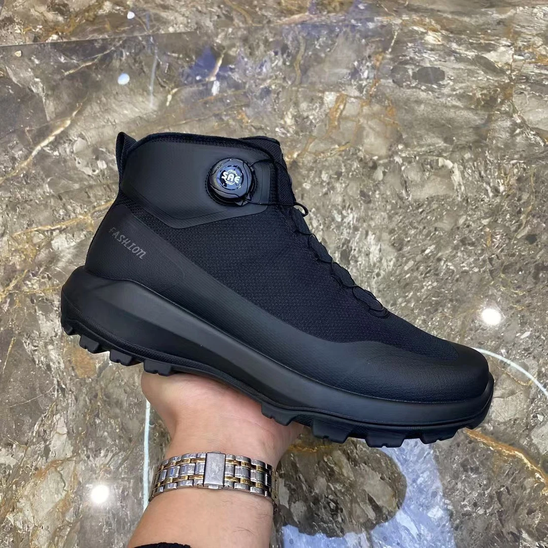 男棉鞋2025冬季新款运动休闲鞋加绒保暖轻便舒适厚底高帮鞋户外鞋