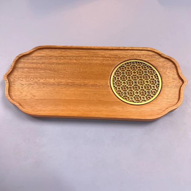 （芮空木作）南美相思木小型茶盘新款干泡盘实木干泡台新中式