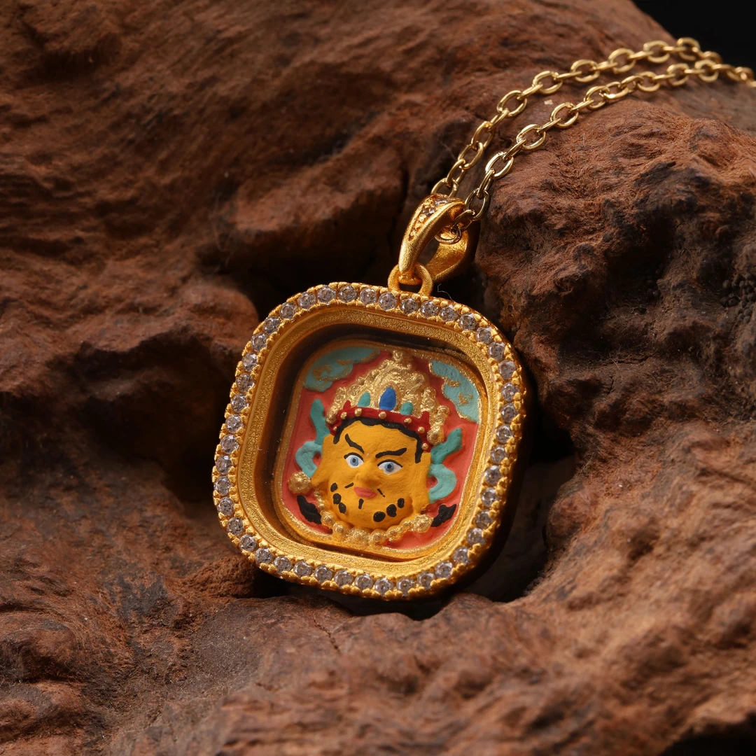 钛钢玻璃 擦擦吊坠手绘擦擦