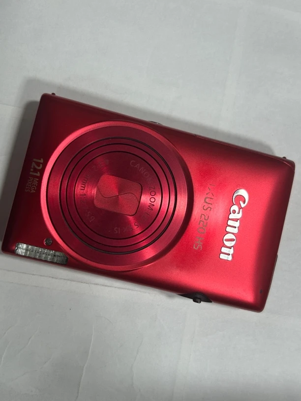 9新 Canon/佳能  ixus220红1210万像素5倍变焦ccd数码相机