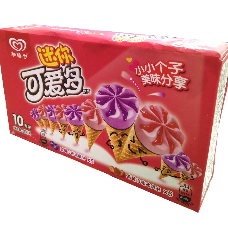 和路雪甜筒草莓/蓝莓家装200g